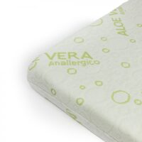 materasso per culla 83x50cm rivestimento esterno in aloe vera 1