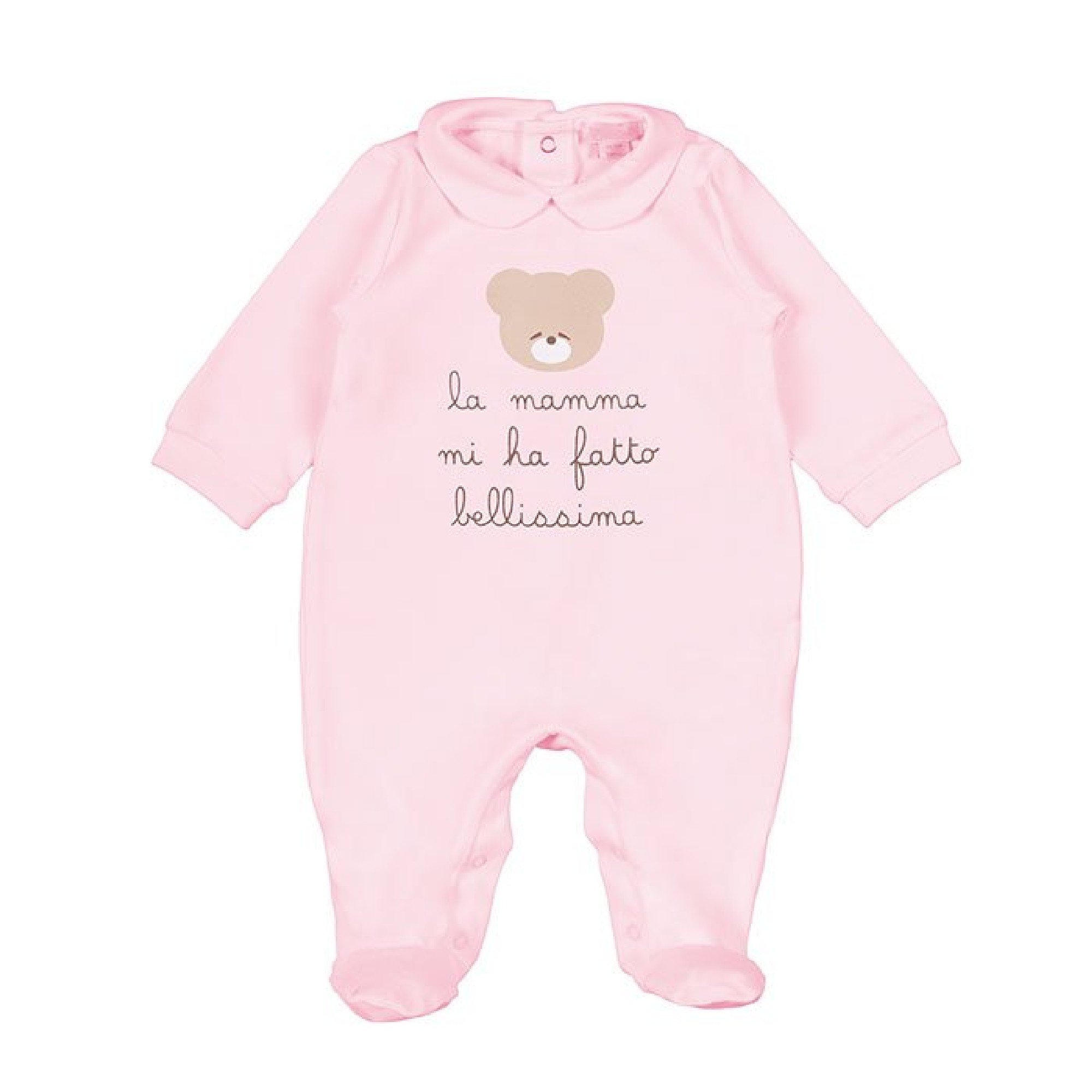 Tutina "Mamma mi ha fatto bellissima" Rosa 03M